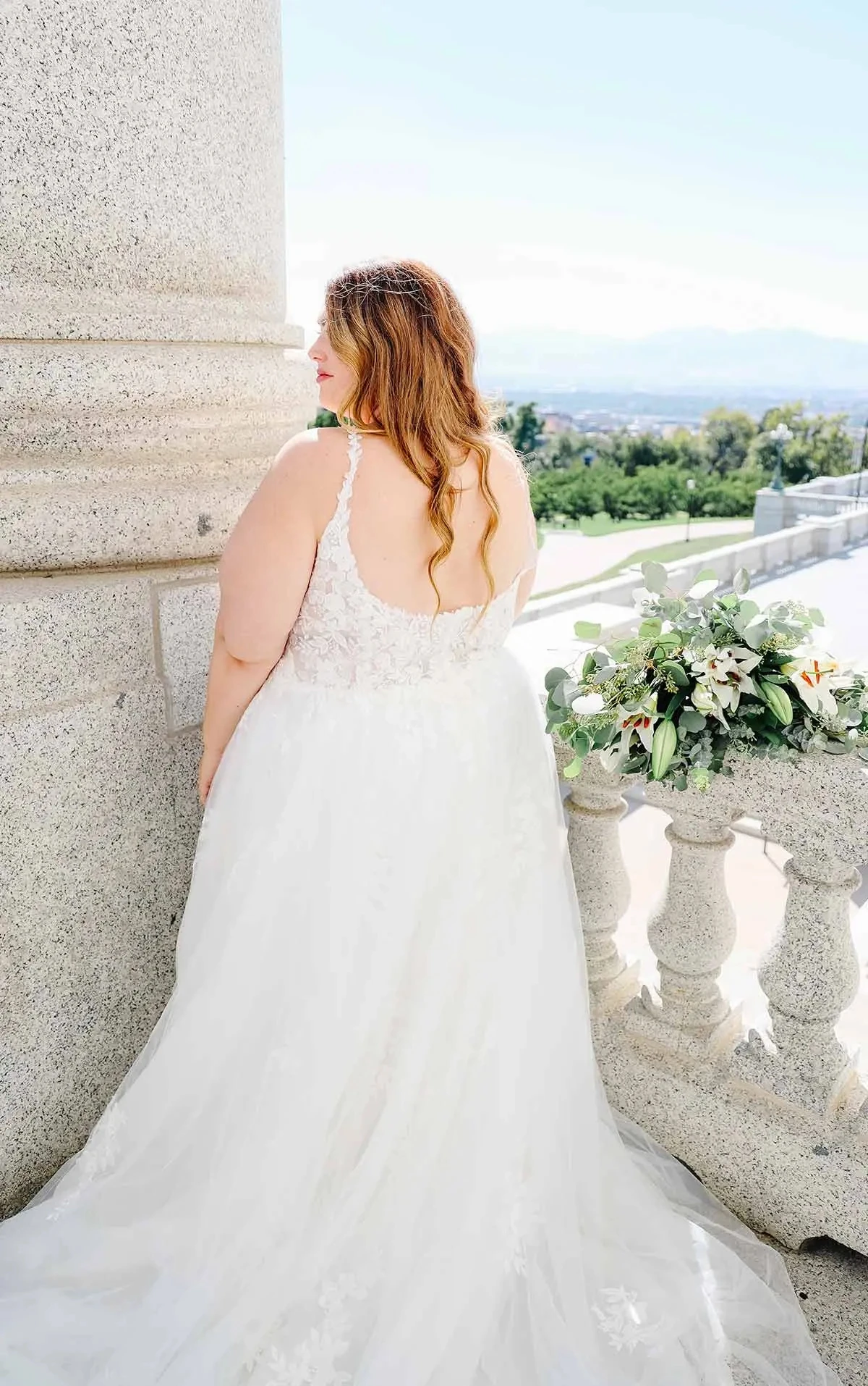 Vestidos De Novia sin espalda De talla grande, línea A, tirantes finos, apliques De tul, vestido De Novia bohemio