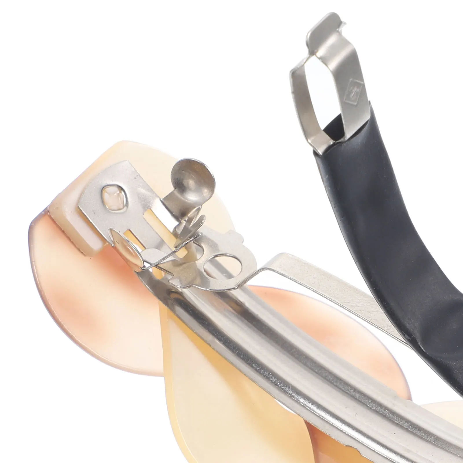 

2pcs Barrettes Spring Bun Holder Ponytail Clips For Women Lightweight Styling Accessories Makeup Clip Decorative Hair Clips For