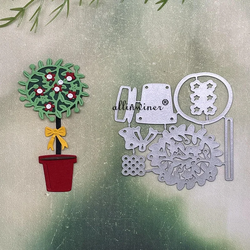 Obsttopf-Dekoration, Metall-Stanzformen, Schablonen, Stanzformen für DIY, Scrapbooking, Album, Papierkarten, Prägung