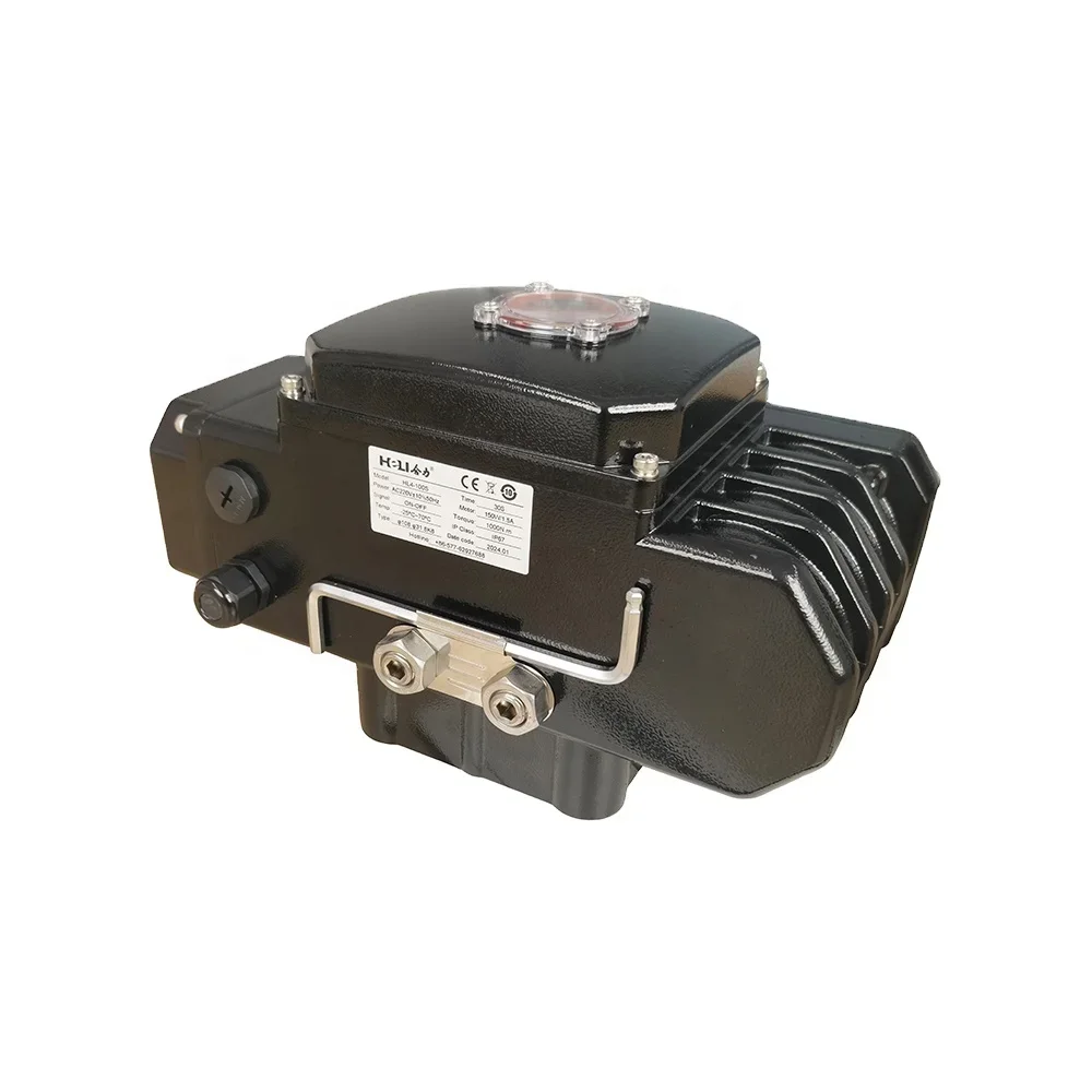 HL4-10AI quarter turn electric actuator 1000NM,220VAC,4~20MA,for ball valve,butterfly valve driving,IP67,IP68 as optional