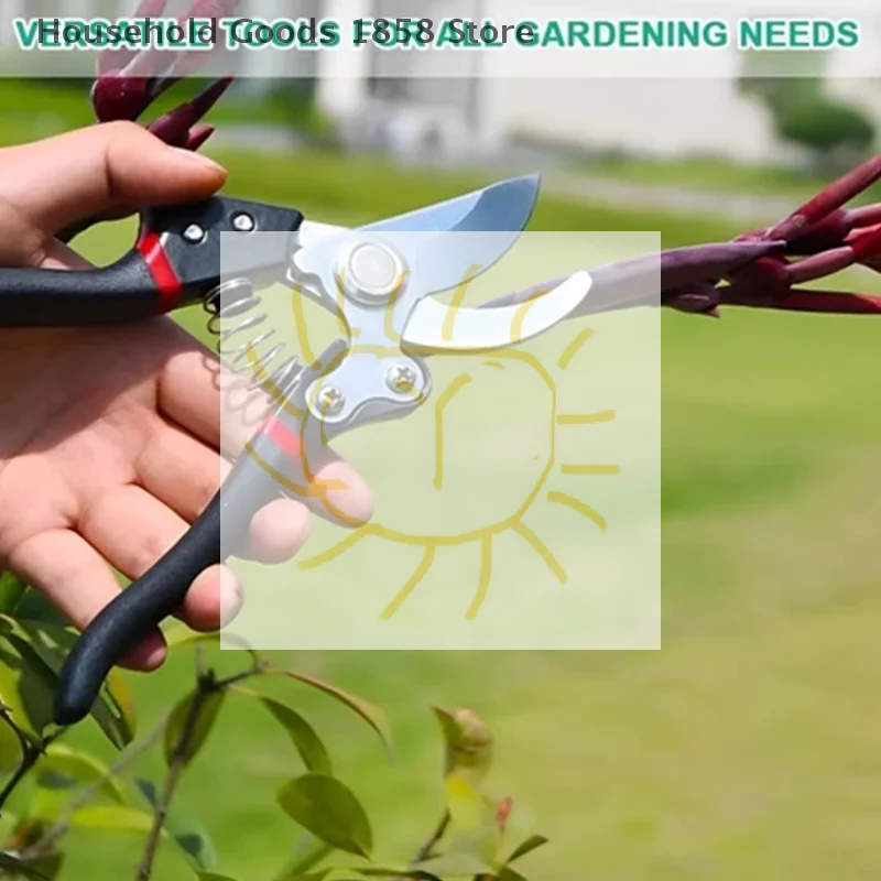 5Pcs/set Garden Pruning Shears Tools Set Plant Shears Chicken Tail Folding Sawi Gardening Scissors Kit Multi-purpose Garden Tool