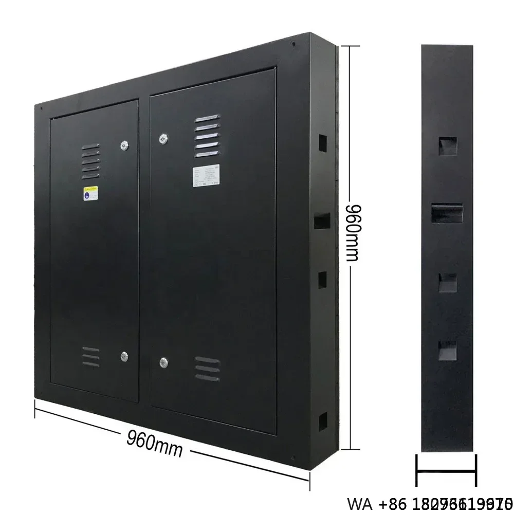 

Outdoor P6 LED Advertising Screen 960x960mm Iron Cabinet Full Color Fixed Display Hot Selling