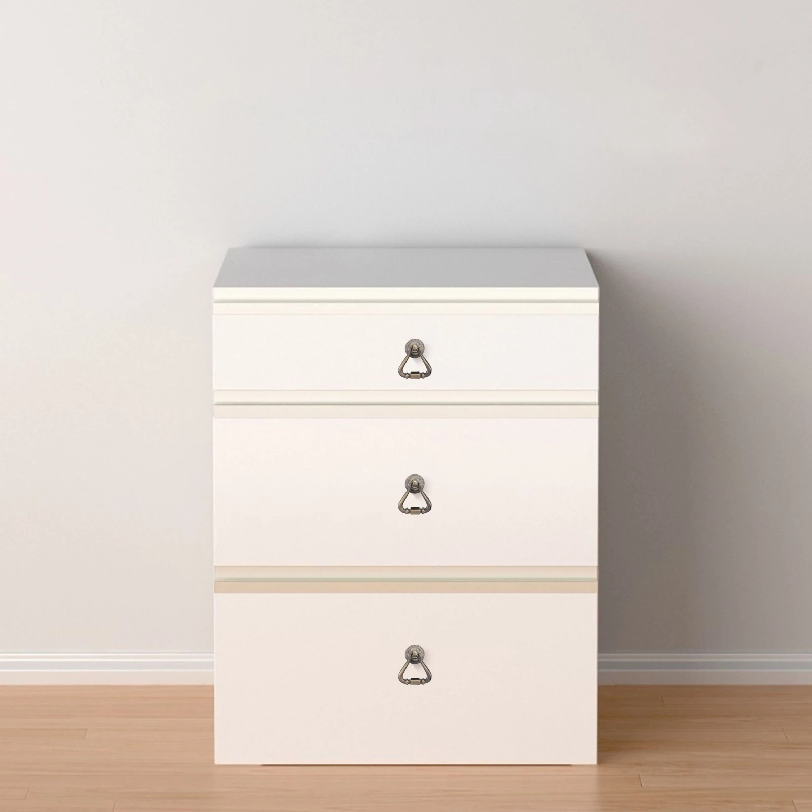 

2Pcs Vintage Bronze Drawer Ring Pull Handle High-End Zinc Alloy Cabinet Cupboard Wardrobe Knobs Style Cabinet Handle