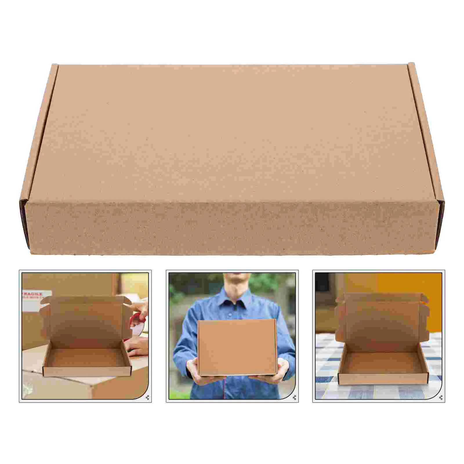 Transporte De Papel Pequeno para Embalagem De Negócios, Aircraft Carton Box, Mailer Boxes, 10 Pcs