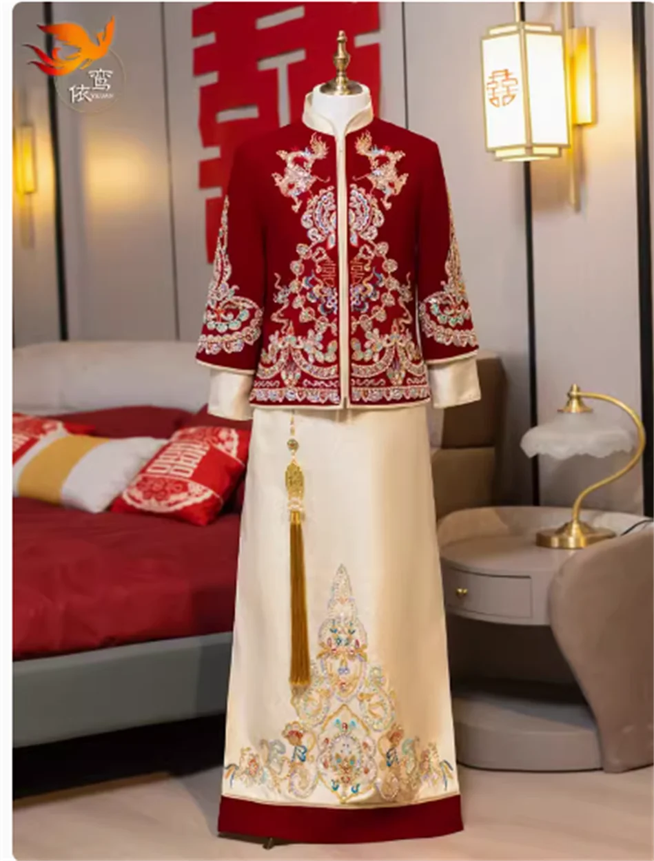 

New Chinese style groom's wedding dress, Tang style Hanfu