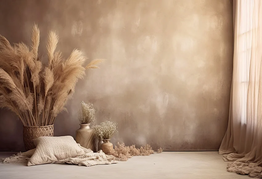 Mehofond Photography Background Boho Pampas Grass Retro Wall Child Birthday Wedding Pregnant Portrait Decor Backdrop Photocall