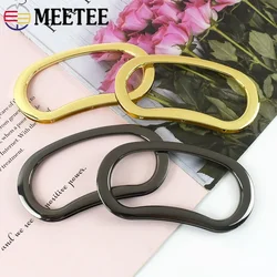 2/4/10pcs Oval Rings Metal Bag Handles Bags Eyelet Frame Kiss Clasp Clutch Handbag Hardware Accessories DIY Leather Crafts