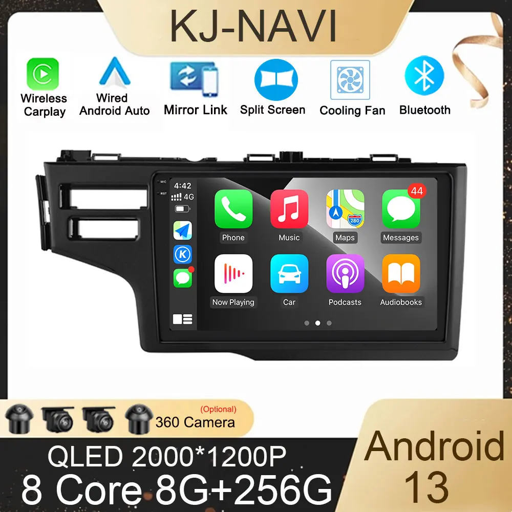 

Android 13 для Honda Jazz 3 2015 - 2020 Fit 3 GP GK 2013 - 2020 9 ''GPS-навигация автомобильный радиоприемник мультимедийный плеер 4G Carplay DVD