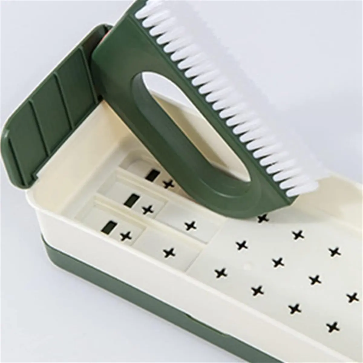 2026 Trend Multi-Purpose Brush Tile Floor Brush Household Stove Brush Corner Window Grooves Cleaning Brush Yellow