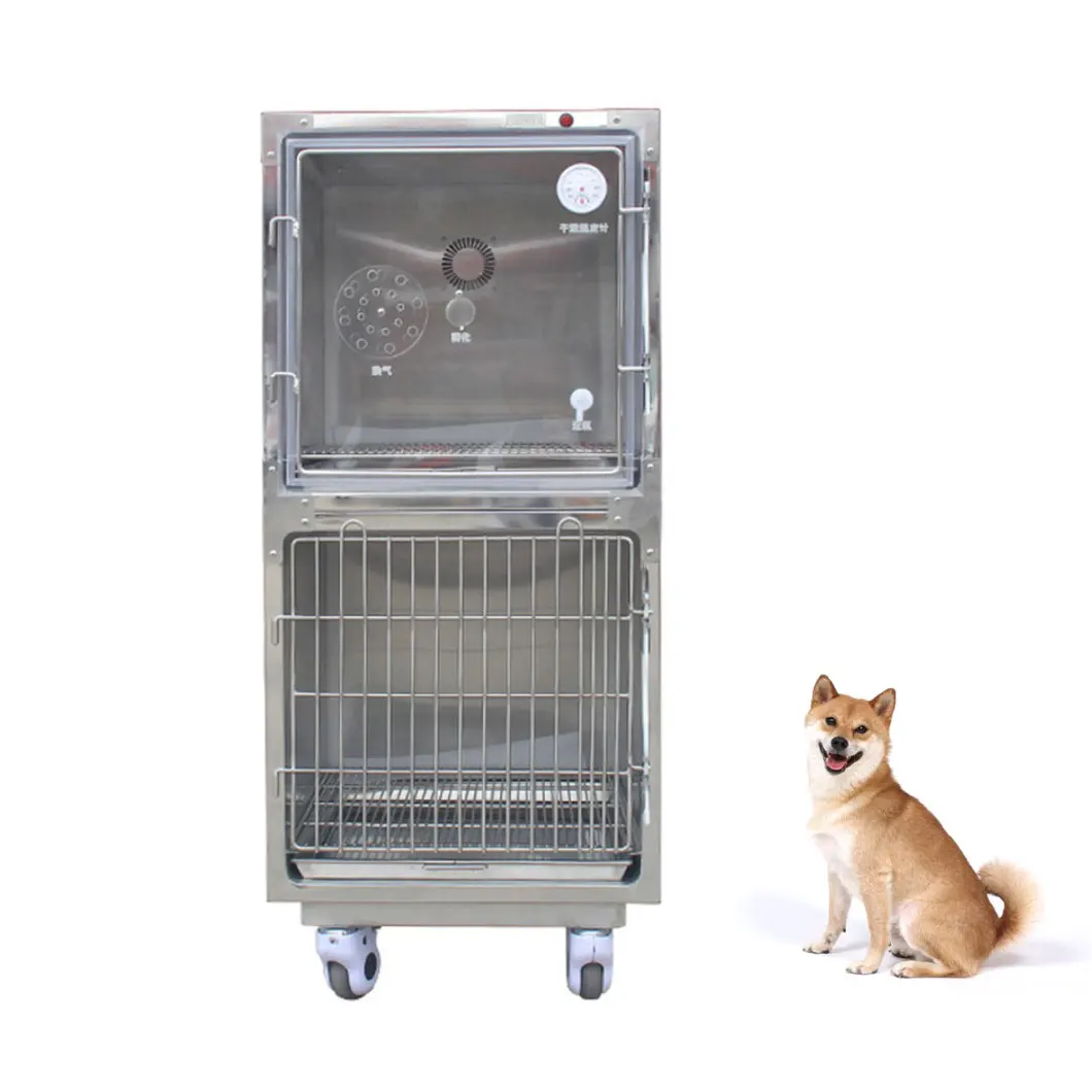 

WT-46 Veterinary Hospital Clinic Stainless Steel Chamber Animal Cages