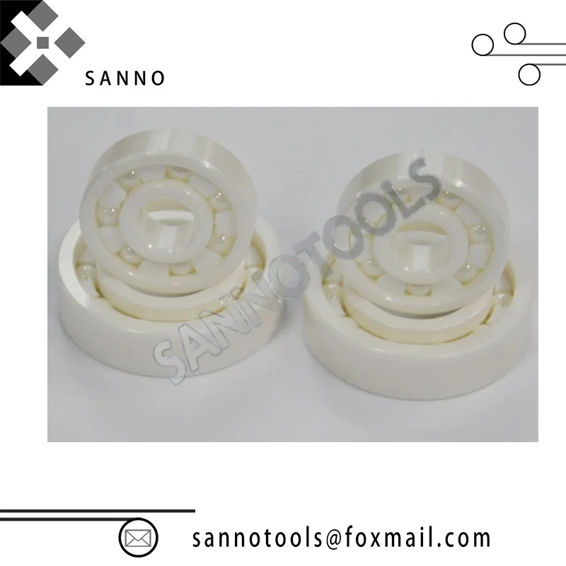 6800 6803  Anticorrosion and Wearability zirconium ceramic bearing ZrO2 ceramic ball  with high speed Ceramic zirconia bearings