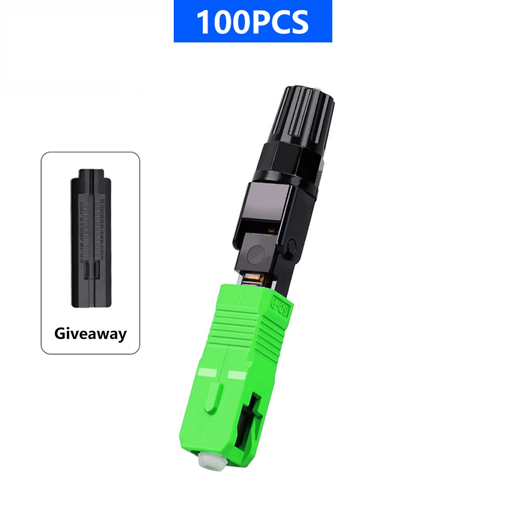 ZoeRax SC APC Eingebetteter Glasfaser-Schnellverbinder FTTH Wiederverwendbarer Kaltverbinder Adapter Glasfaser-Verbindungswerkzeug
