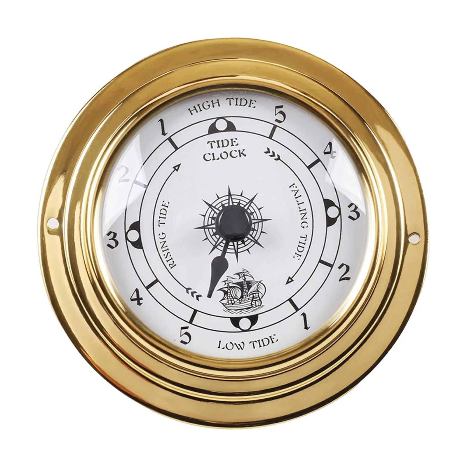 Tide Clock 98mm Low Tide , Gift for Beach Lover, Wall Hanging Nautical Wall Clock for Boating Yachting Sailing Ship Tide Clock 98mm Low Tide , Gift for Beach Lover, Wall Hanging Nautical Wall Clock for Boating Yachting Sailing Ship