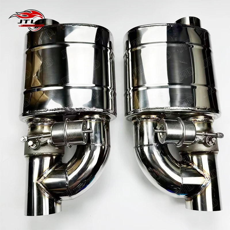 JTLD High Quality 3'' 76mm Universal Vacuum Valve Muffler With Remote Control For Car Valvetronic Exhaust System