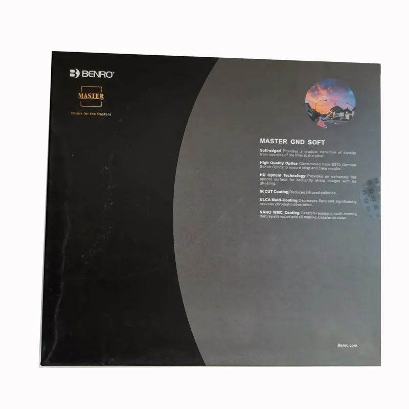 Benro Master 150mmx157mm soft reverse Hrad GND4 GND0.9  GND8  GND16 GND32 Insert Glass  Grad ND Filter