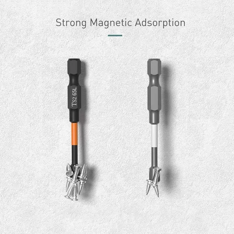 4/5/6PCS Orange S2 Impact Strong Magnetic Anti Slip 25-150mm Electric Hand Drill Cross Screwdriver Bit Electric Tool Accessory