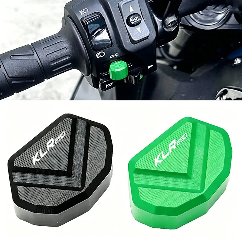 

Motorcycle Switch Button Turn Signal Switch Key Cap Accessories For Kawasaki KLR650 KLR 650 1984-2026 2024 2025