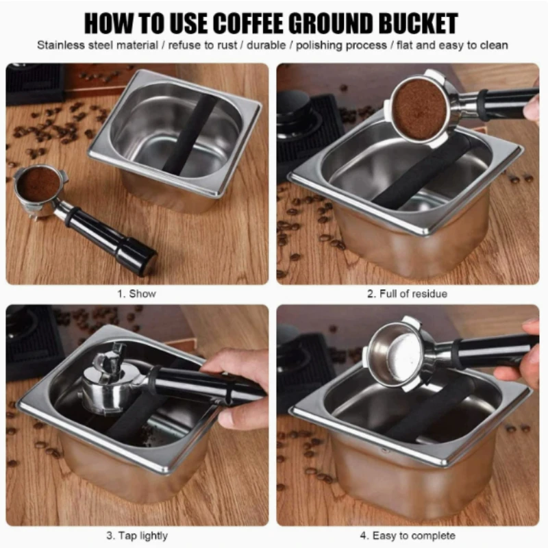 Coffee Knock Box Espresso Dump - đánh giá và giá Coffee Knock Box