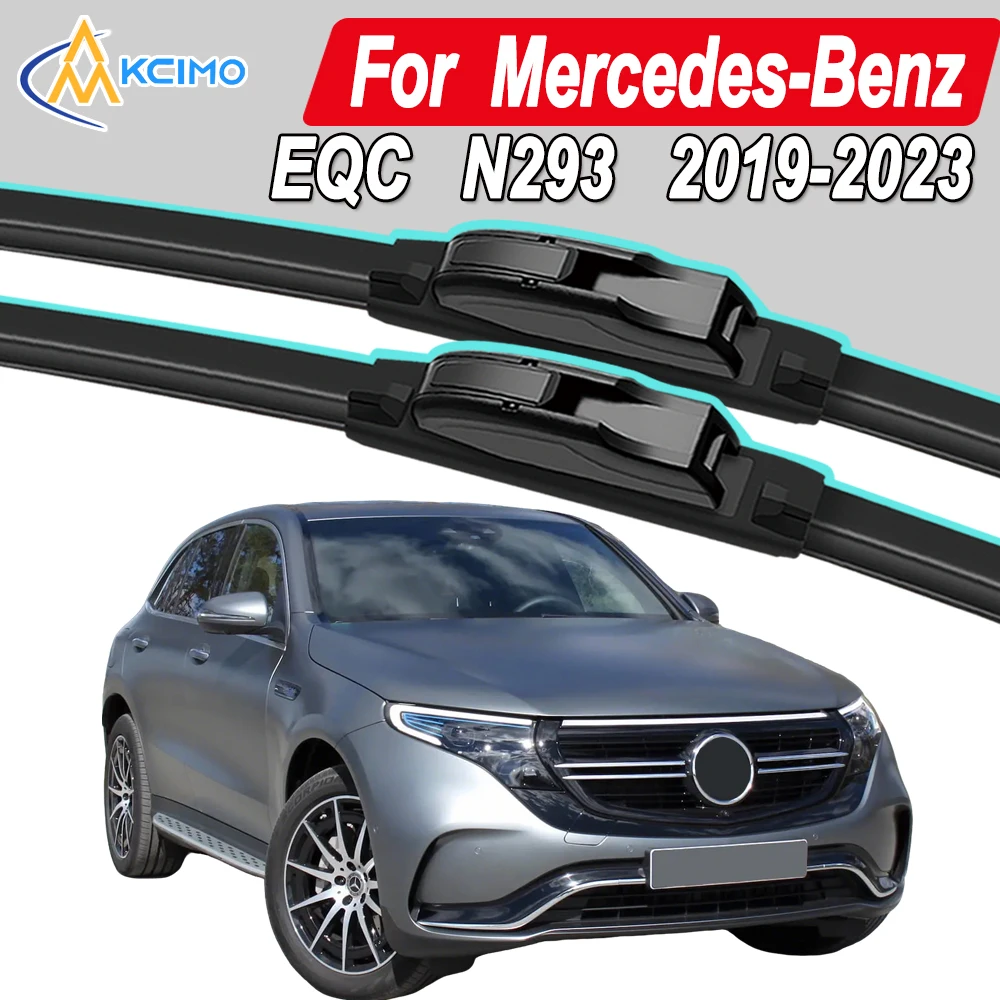 

Silicone Car Wiper Blades for Mercedes-Benz EQC N293 2019-2023 - All Weather Silent Wiper Blades, Quick Release Clip