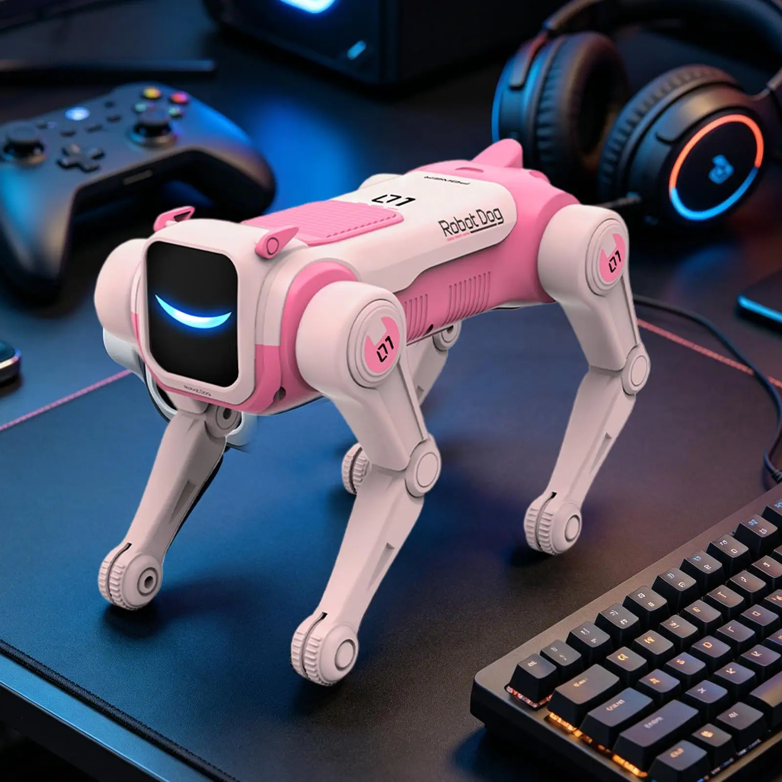 Dog Robot Voice Activated 2.4GHz Remote Control Smart Puppy Robot For Kids Aged 6 Learning Education Entertainment Education view 4