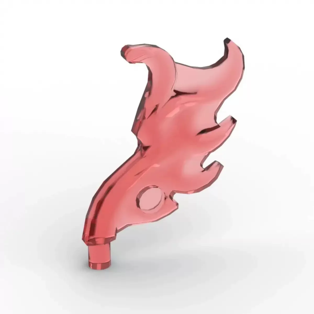 MOC 10PCS Part Bricks 18394 Wave Rounded Curved Wing Building Blocks Set Energy Effect DIY Idea Particle Children Birthday Gifts