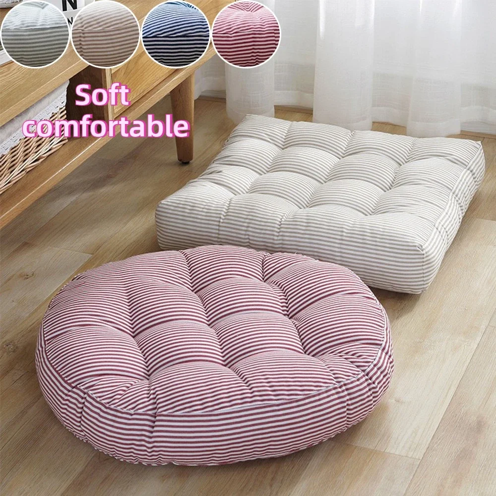 

Round/squarepatio Cushions Thickened Chair Cushion Is Soft Outdoor Chair Cushions Deep Seat Cotton and Linen Sofa Decor Cushions