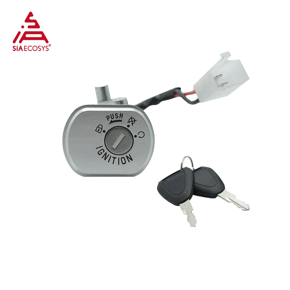 Elektryczny zamek zapłonowy SiAECOSYS do skuterów elektrycznych i motocykli