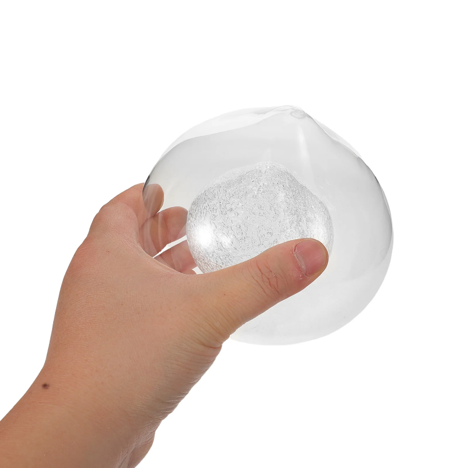 

G9 Double-Layer Glass Lampshade 12x12x11cm Transparent Heat Resistant Pendant Ceiling Light Cover Replacement Glass Lamp Shade