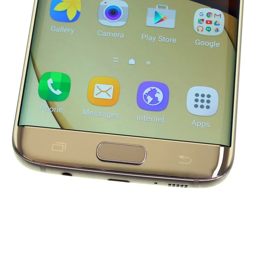 الأصلي سامسونج غالاكسي S7 حافة G935F G935A 4G LTE الهاتف المحمول بصمة 4GB RAM 32G ROM 5.5 ''12MP + 5MP رباعية النواة الهاتف الذكي