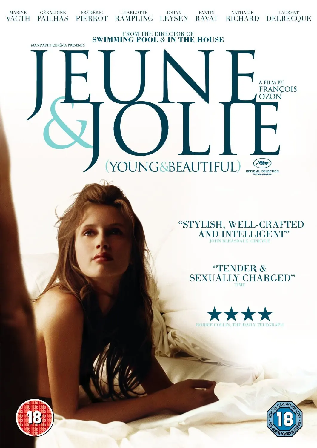 Movie Jeune & Jolie Young & Beautiful Just 17 Poster Canvas Painting Wall Art Pictures Bar Pub Club Home Interior Decor