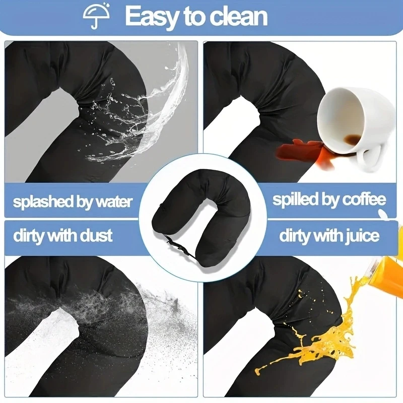 وسادة رقبة للسفر، أساسيات السفر المحمولة، خفيفة الوزن ومتعددة الاستخدامات وحمل الأمتعة وإكسسوارات السفر