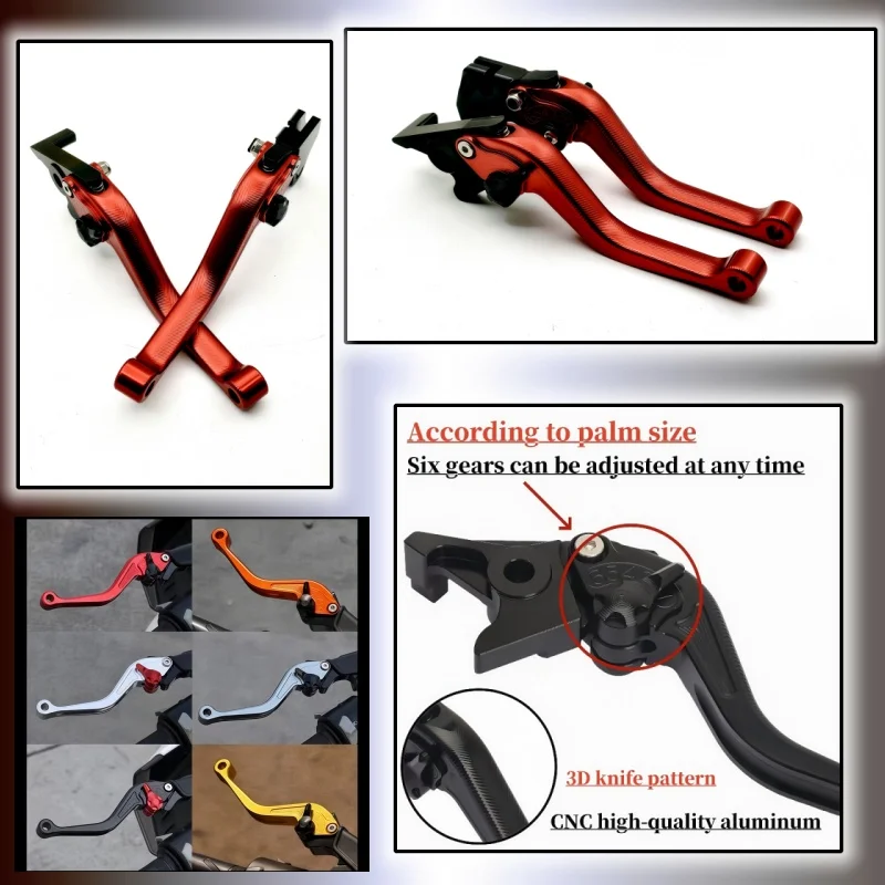 Piezas de motocicleta para YAMAHA FJR 1300 2003 palanca de embrague juego de palanca de freno palancas de mango ajustables 3D 2003 FJR 1300