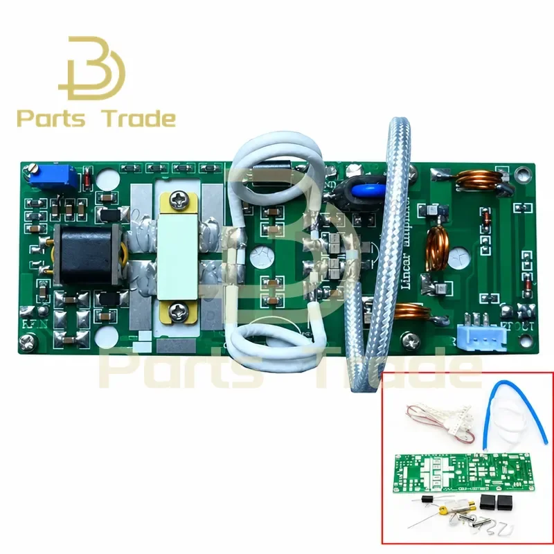 100W FM VHF RF Power Amplifier Board 80-170Mhz RF AMP KITS MRF9120 tube for Radio broadcast Walkie talkie FM transmitter