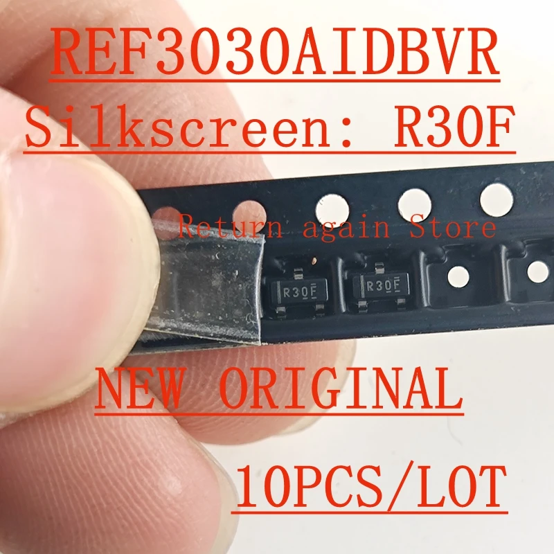 10PCS/LOT REF3030AIDBVR silkscreen R30F SOT-23-6 SOT363 new original