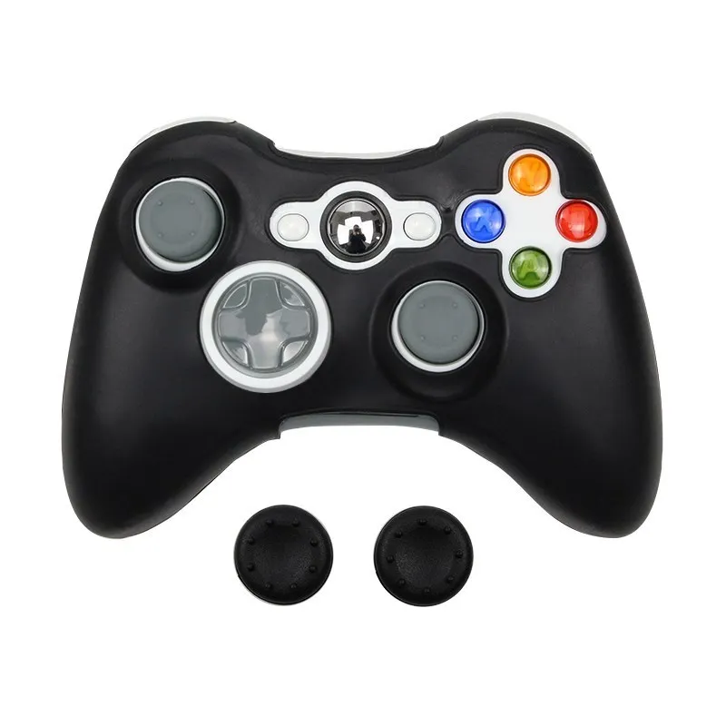 Topi Thumb Grip Kulit Pelindung Lembut untuk Xbox 360 Cangkang Casing Penutup Silikon Kontroler untuk Xbox 360 Aksesori Topi Gamepad