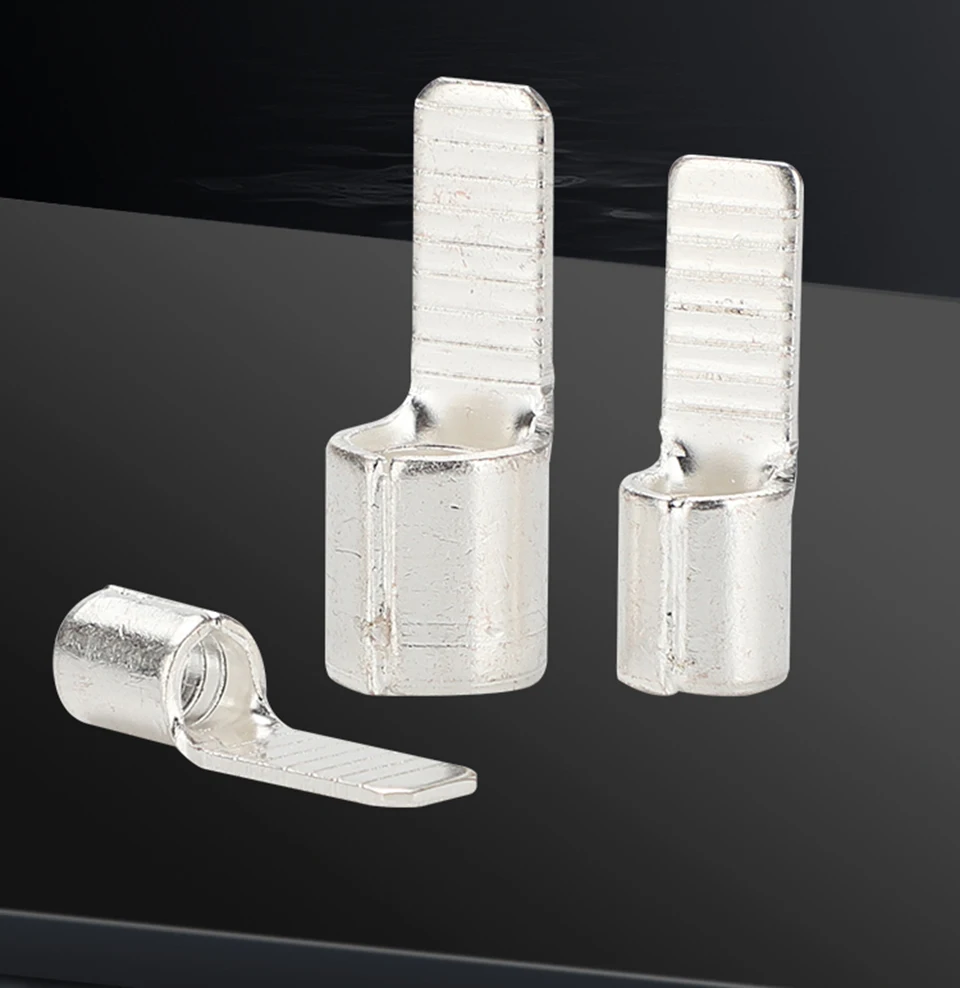 C45 Kontaktstift aus Kupfer, verzinnt, DZ47 Schutzschalter-Stecker, stiftförmiger Kabelanschluss, Crimpklemme, 1,5-25 mm² Kabelschuhe – Detail 1