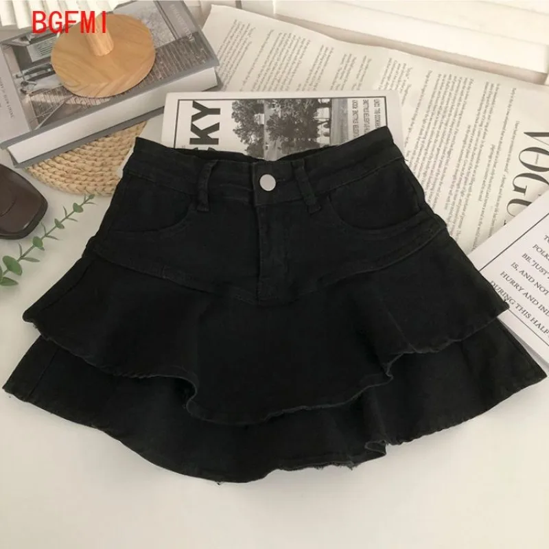 Frühling Sommer Neue Teenager kinder Kind Kurze Hosen Rock Mode Rüschen Rand Kuchen Rock Teen Mädchen Mini Culottes Kinder Kleidung