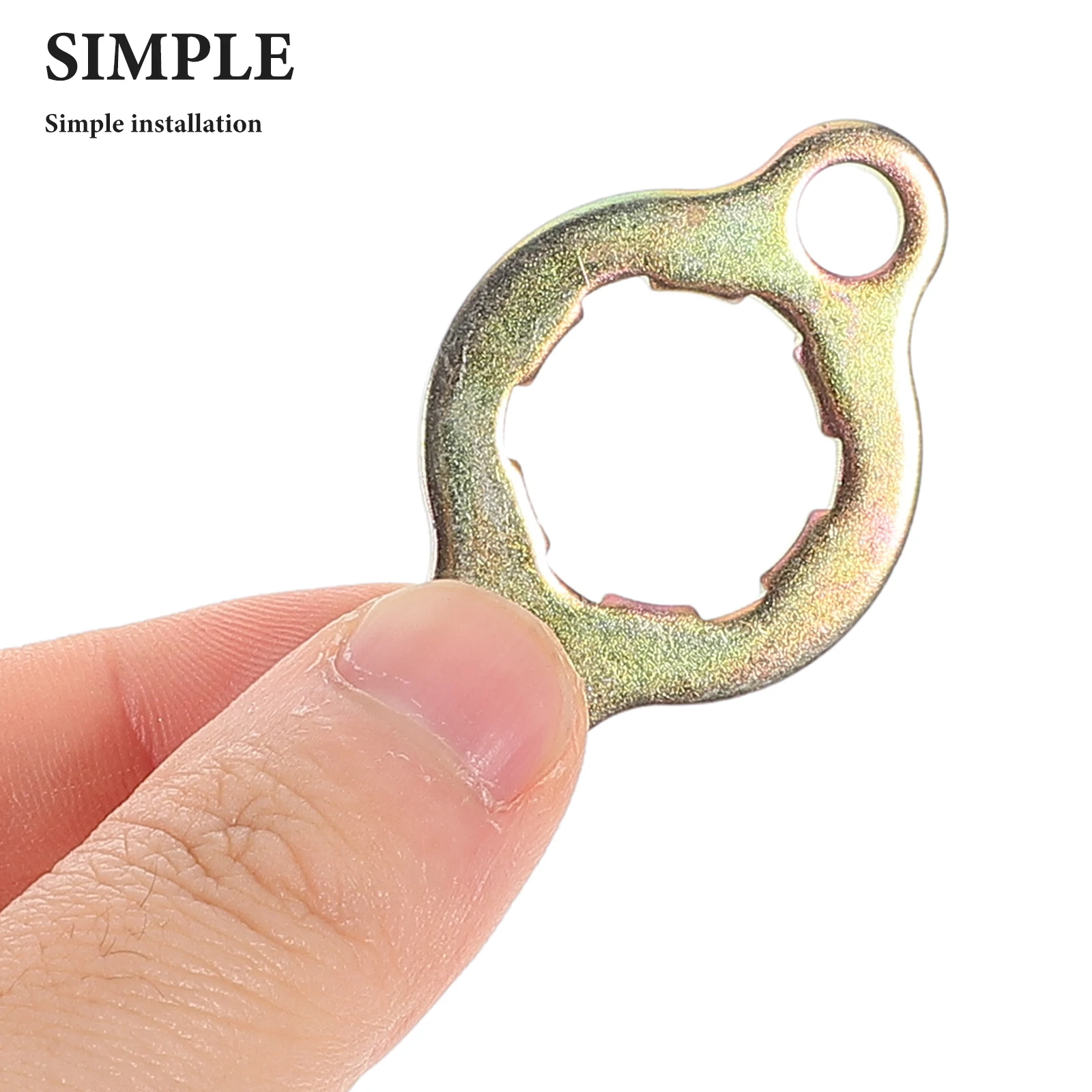 1 Set Engine Sprocket Retainer Plate Sets With Screw For Atvs Dirt Bikes Go Karts Metal Motorcycle Front Engine Sprocket