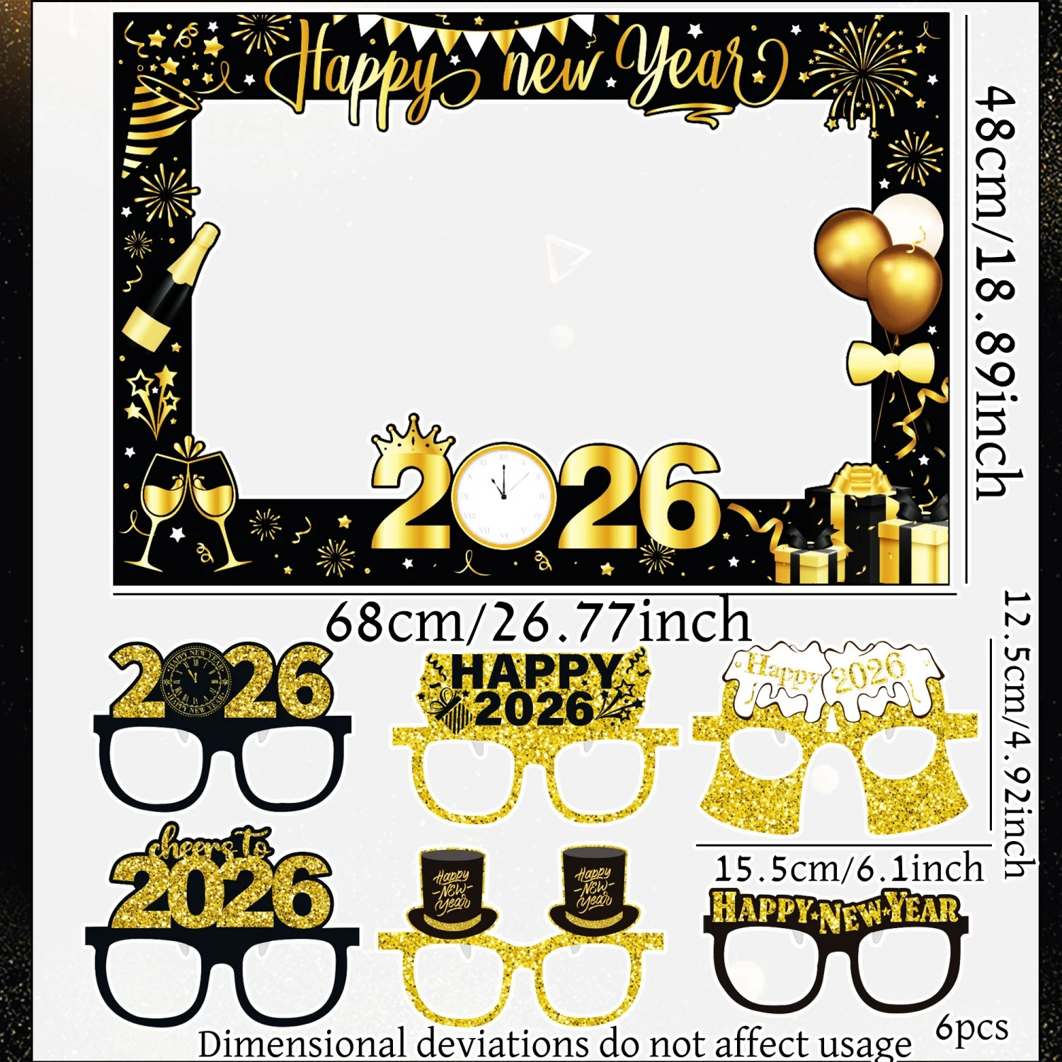 LaVenty 2026 Feliz Año Nuevo a - Photo Booth Frame reseña y precio