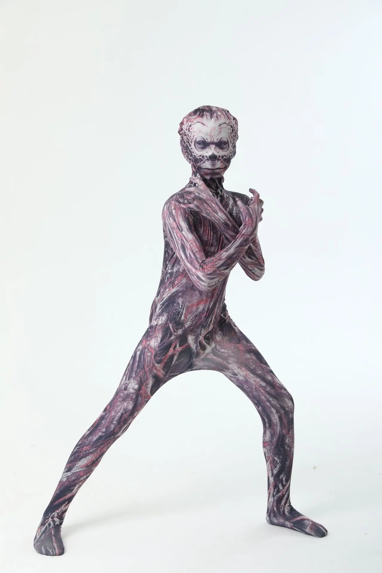 할로윈 의상 패러디 해골 점프수트 코스프레 해골 호러 게임 부모-자녀 파티 의상