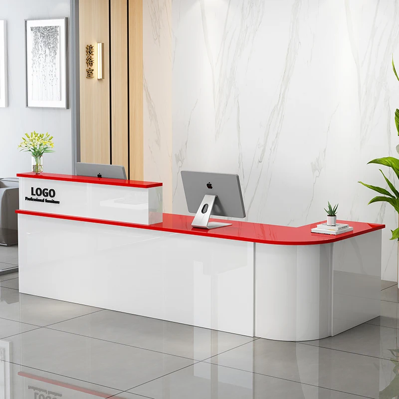 

Wood Shop Reception Desks Modern Beauty Bar Luxury Hotel Restaurant Executive Reception Desks Design Mostrador Trendy Furniture