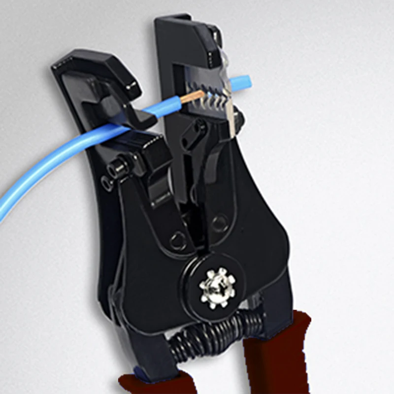 WEELEE Automatischer Abisolierer, robustes Präzisions-Abisolierwerkzeug für 8–18 AWG solide und gesträhte elektrische Leitungen – Detail 4