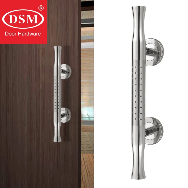 304 Stainless Steel Door Handle Polish Brushed Metal Frame Door Handle Wooden Door Hardware PA-382