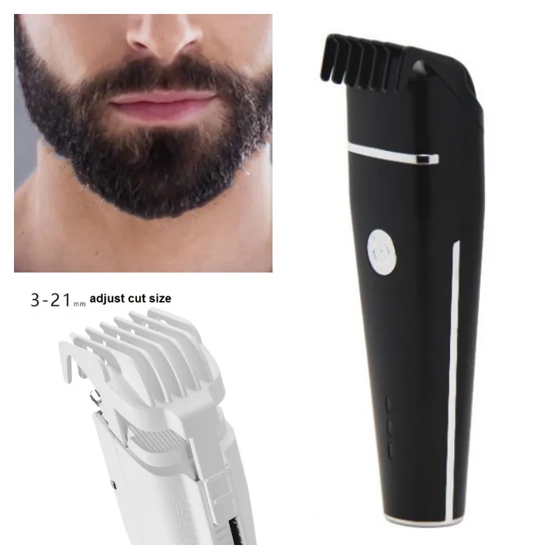 Electric Men Beard Trimmer Face Hair Clipper Mustache Sideburn Style Shaver Facial Haircut Male Grooming Razor Quick Charger