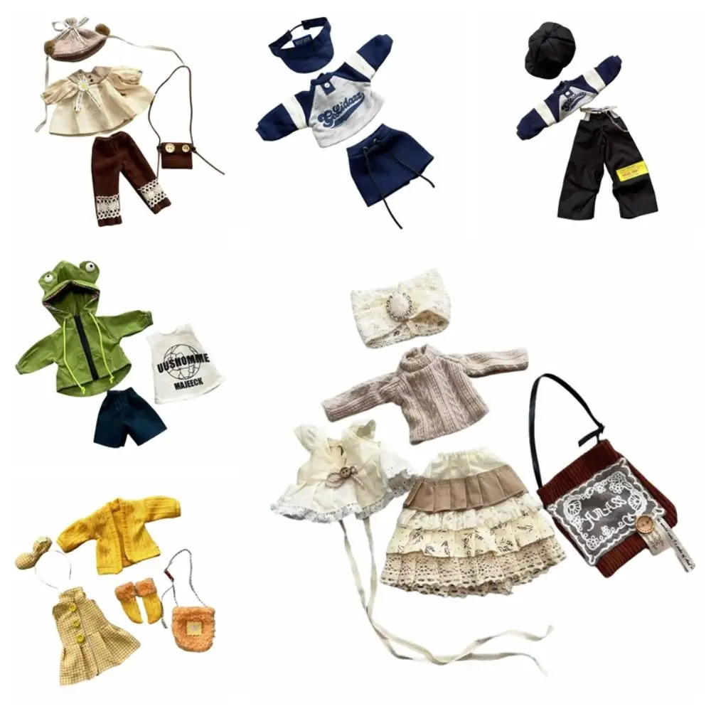

DIY 30cm Doll Clothes Cartoon Mini Doll Dress Gift Casual Style 1/6 BJD Doll Outfit Set for 1/6 BJD Dolls Doll Accessories