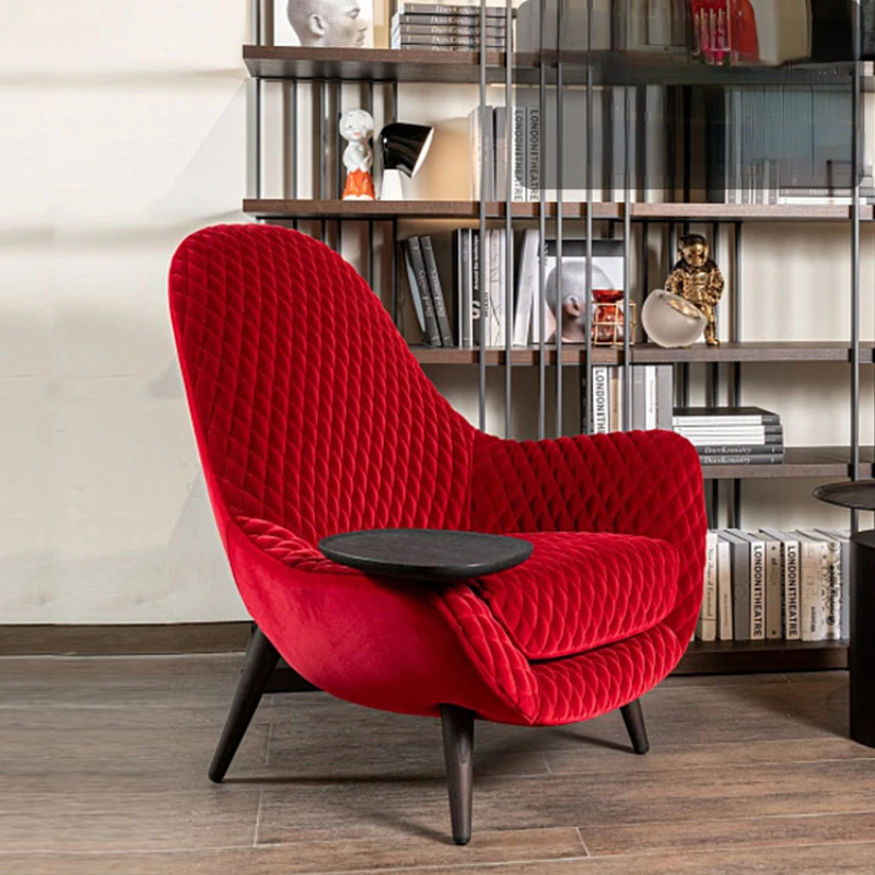 

Italian post-modern backrest armchair single lounge chair