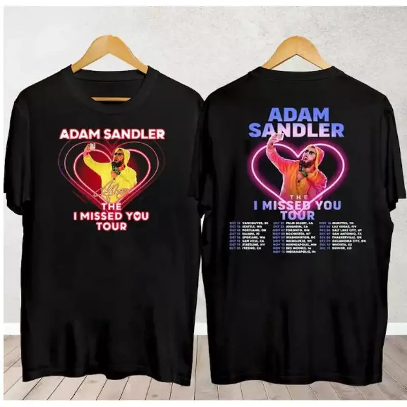 

Футболка Adam Sandler The I Missed You Tour 2023, вентилятор