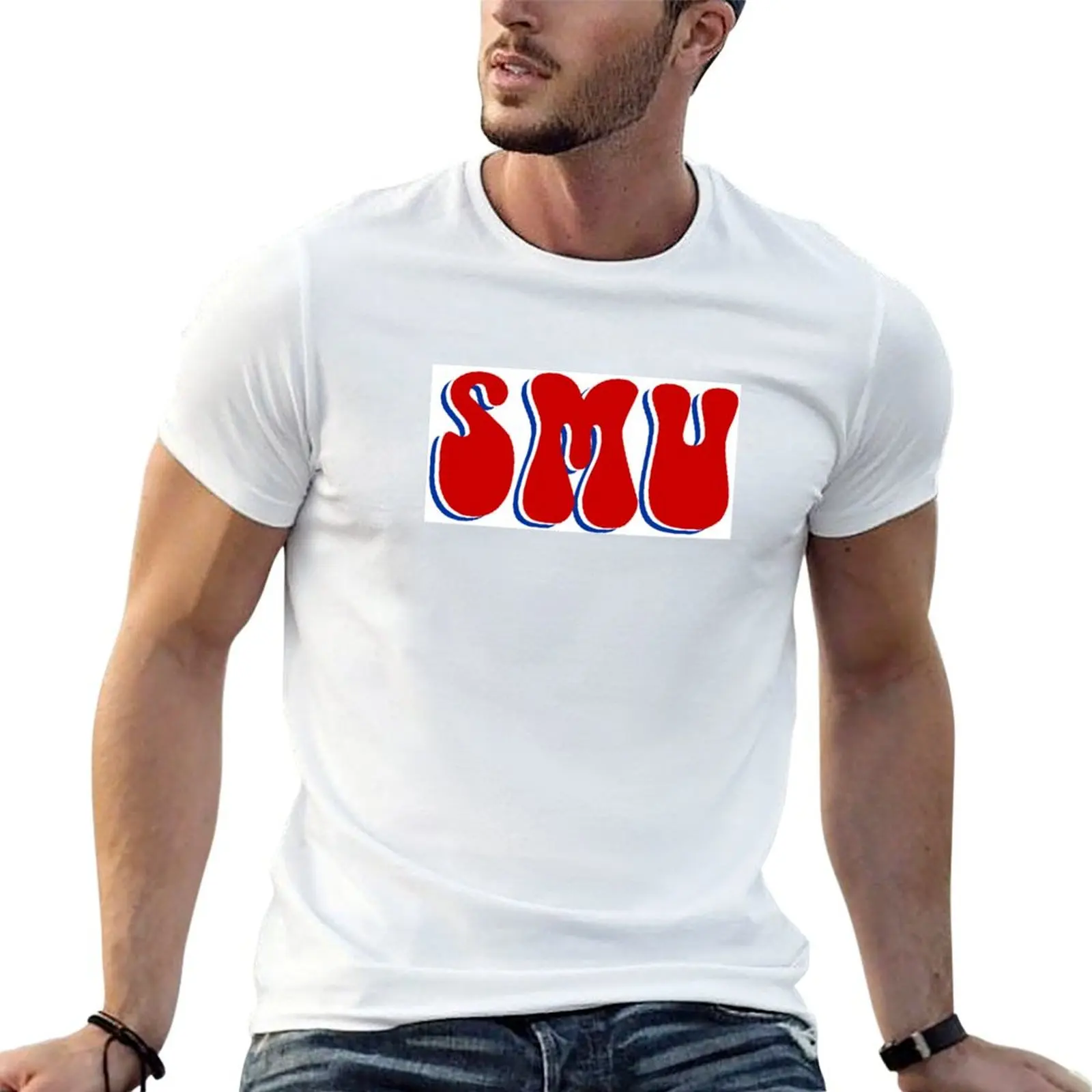 

SMU T-Shirt man t shirt designer black cotton t-shirt plain for man package T-Shirt