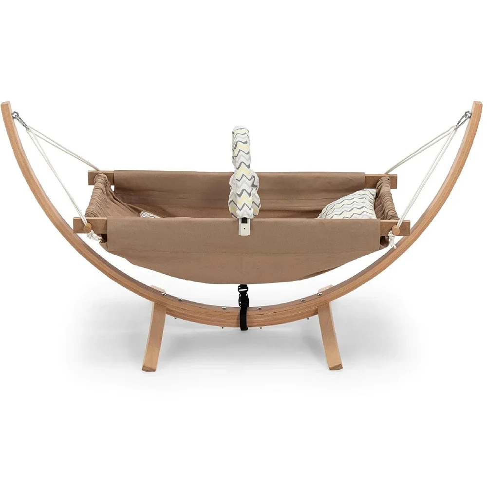 

Outdoor Wooden Portable Hammock Chair Bed With Stand