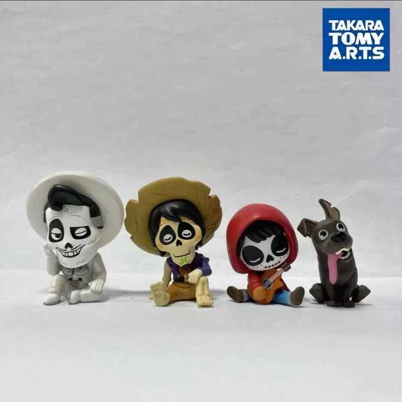 Figura Coleccionable de Takara Tomy Arts Gashapon, Disney Pixar Coco, Ernesto, Héctor y Dante, Decoración de Escritorio